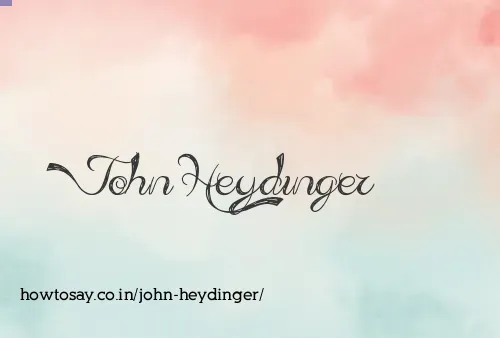 John Heydinger