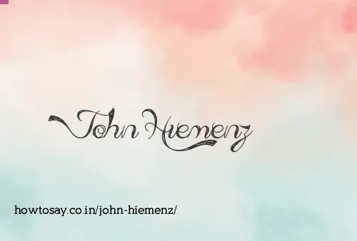John Hiemenz