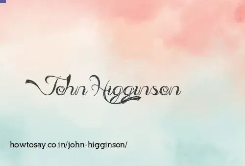 John Higginson