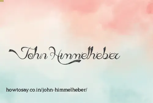 John Himmelheber