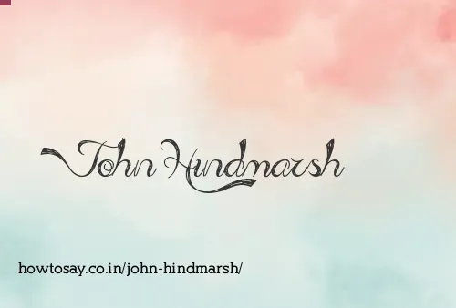 John Hindmarsh