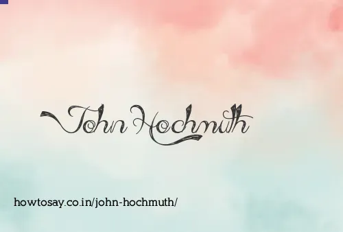 John Hochmuth