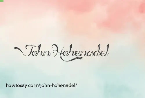 John Hohenadel