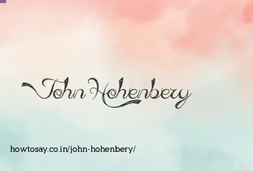 John Hohenbery