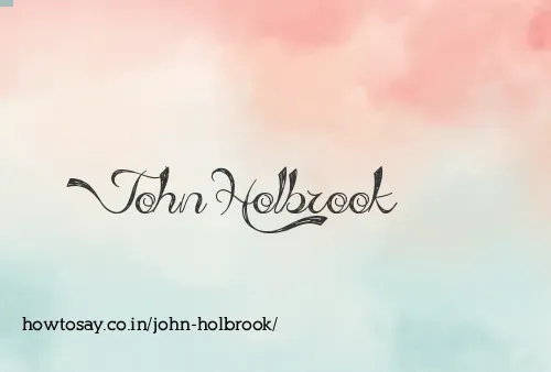 John Holbrook