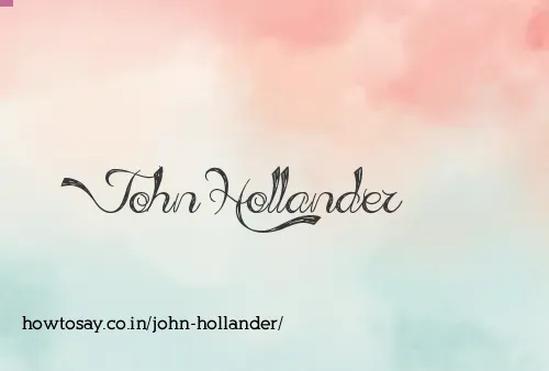 John Hollander