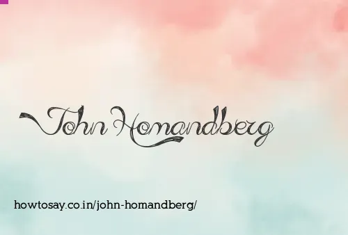John Homandberg