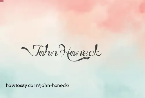 John Honeck