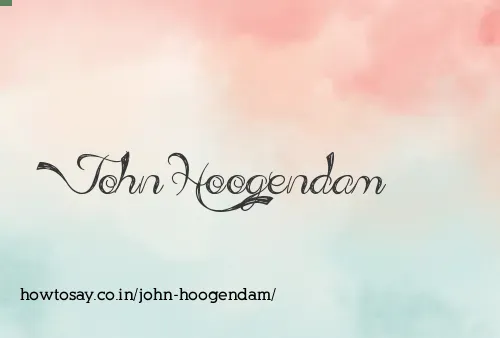 John Hoogendam