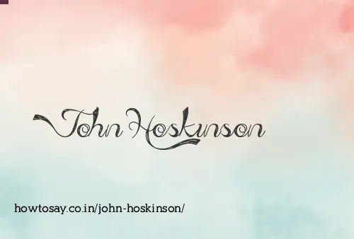 John Hoskinson