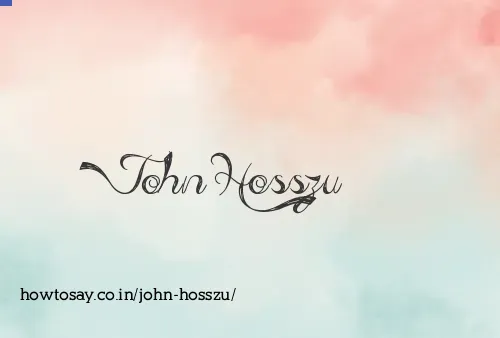 John Hosszu
