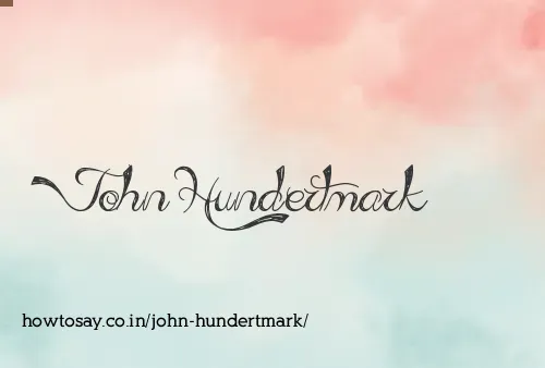 John Hundertmark
