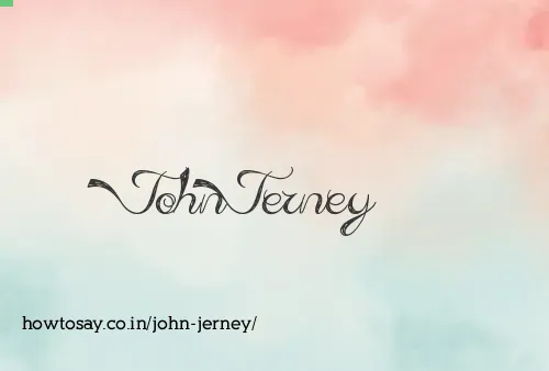 John Jerney