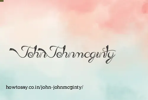 John Johnmcginty