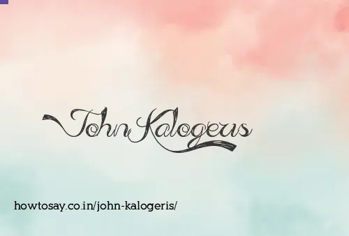 John Kalogeris