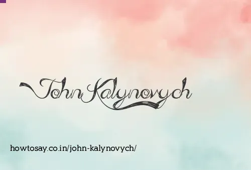 John Kalynovych