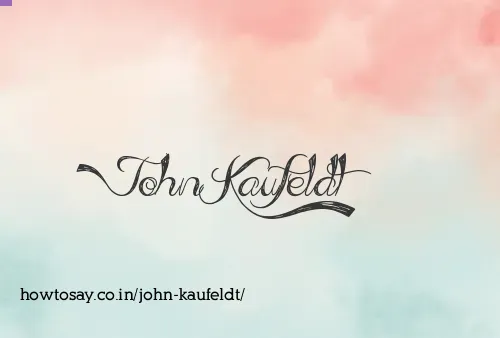 John Kaufeldt