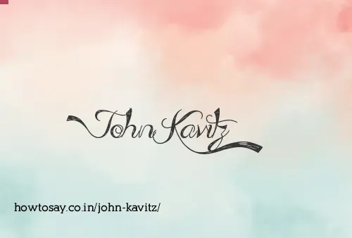 John Kavitz