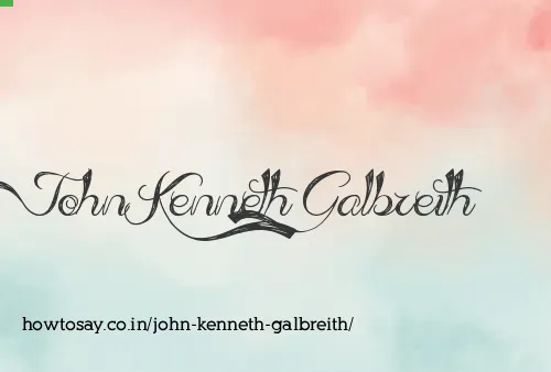 John Kenneth Galbreith