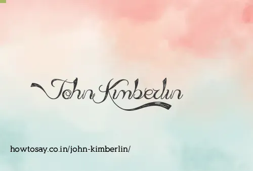 John Kimberlin