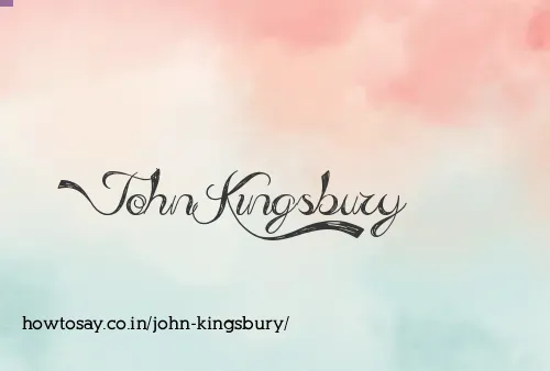 John Kingsbury