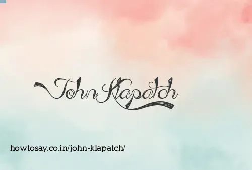 John Klapatch