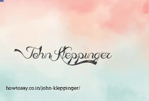 John Kleppinger