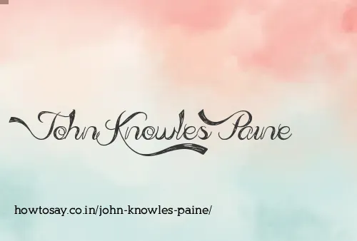 John Knowles Paine