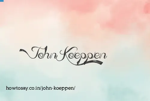 John Koeppen