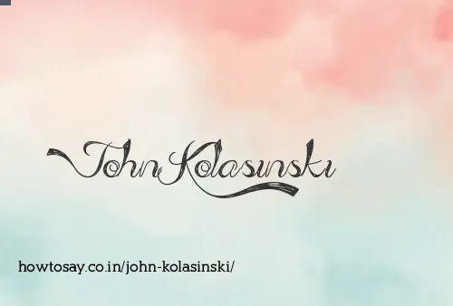 John Kolasinski