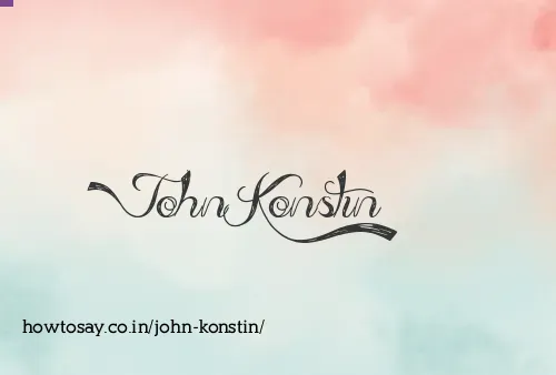 John Konstin
