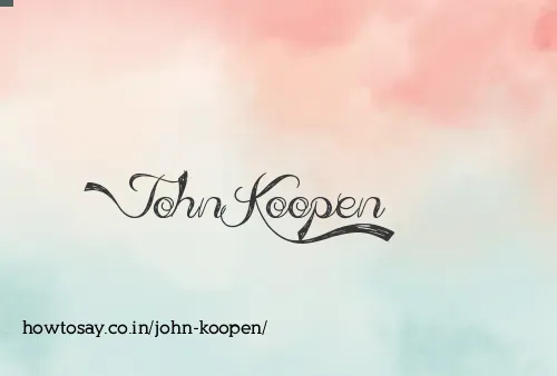 John Koopen