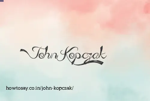 John Kopczak