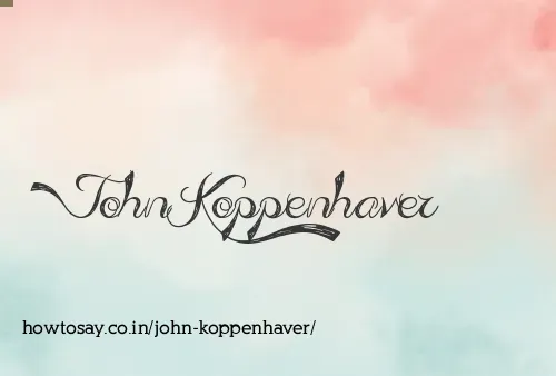 John Koppenhaver