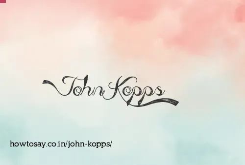 John Kopps