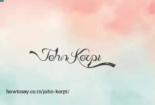John Korpi