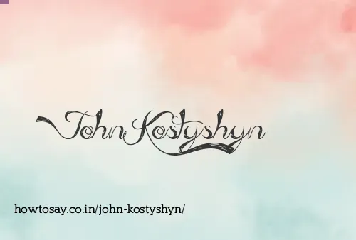 John Kostyshyn