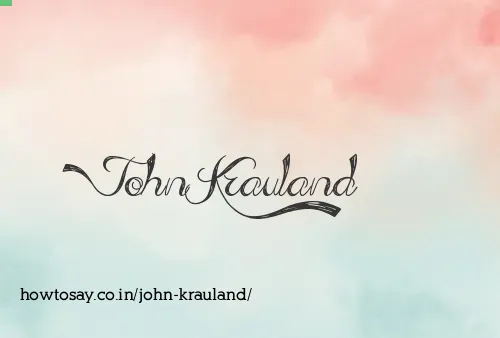 John Krauland