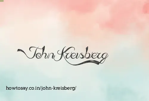 John Kreisberg
