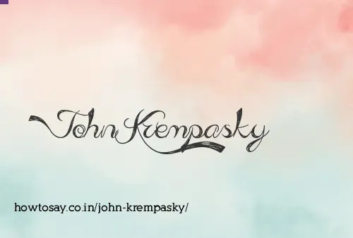 John Krempasky