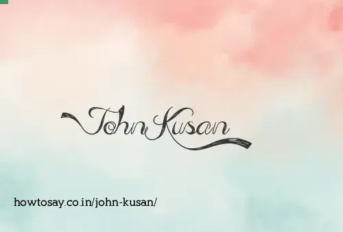 John Kusan