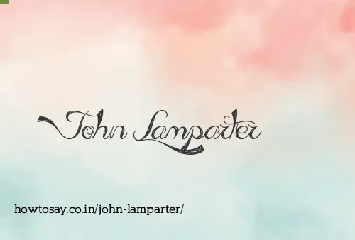 John Lamparter