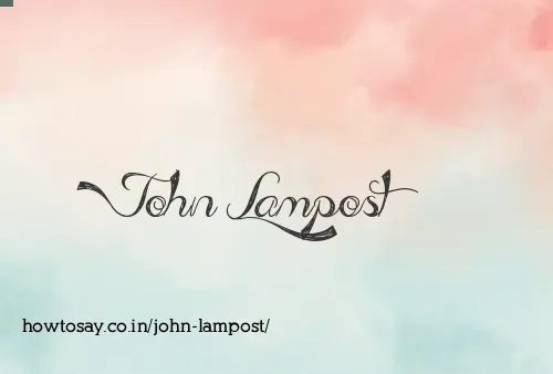 John Lampost