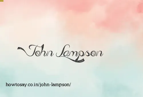 John Lampson