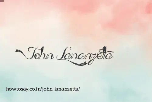 John Lananzetta