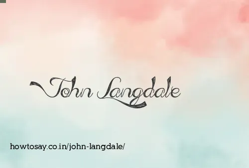 John Langdale