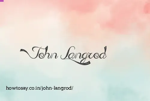 John Langrod