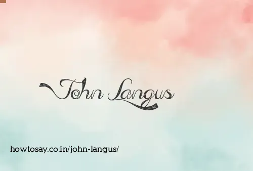 John Langus
