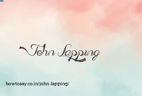 John Lapping