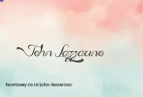 John Lazzarino